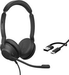 Jabra Evolve2 30 SE Stereo Headset - USB-A & USB-C - Zwart