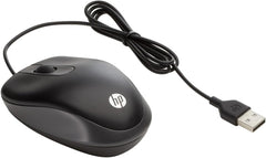 HP G1K28AA USB Travel Mouse - Bedrade Optische Muis - 1000 DPI - Zwart
