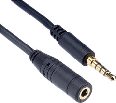 DeLOCK 84716 Jack Kabel 3.5 mm 4-Pin M/V Verlengkabel - Zwart