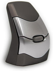 BakkerElkhuizen DXT 2 Wireless, Precision Mouse, Ergonomische draadloze muis, Rechts- en linkshandig, voor laptop/pc/Mac, Zwart/lichtgrijs