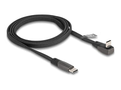 DELOCK USB 2.0 kabel USB Type-C St > Type C St hoekig 1m