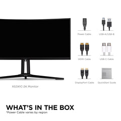Viewsonic XG341C-2K, 86,36 cm (34 inch), 200Hz, UWQHD, VA - Quantum Dot, HDMI, DP, USB-C