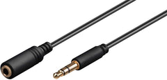 MicroConnect AUDLG05G Jack 3.5 mm naar 3.5 mm Audiokabel - 0,5 m