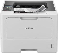 Brother HL-L5210DW Laserprinter zwart-wit (A4, 48 pagina's/min., 1200x1.200 dpi, LAN, WLAN, duplex, 250 vellen papiercassette) wit/grijs