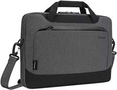 Targus Cypress Slimcase met EcoSmart Ontworpen voor zakenreizigers en school geschikt voor laptops tot 15,6-inch / notebook, grijs (TBS92502GL)