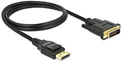 DeLOCK DisplayPort 1.2 naar DVI 24+1 Kabel - 1 Meter - Zwart