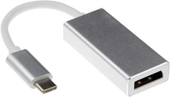ACT SB0020 USB-C naar DisplayPort Adapter - 4K Ondersteuning - Zwart