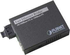 Planet FT-802S15 100Mbit/s 1310nm Single-mode Zwart netwerk media converter