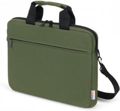 Dicota BASE XX Slim Case 14-15.6 inch Laptoptas - Olijfgroen
