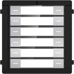 Hikvision DS-KD-K12/S Intercom Module - 12 Beldrukkers met LED - RVS