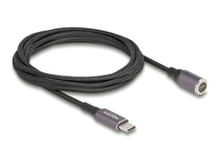 DeLOCK 80780 power cable Anthracite, Black 1.8 m USB C 8-pin