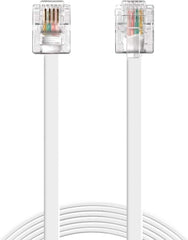 Sandberg RJ11 aan RJ11-Kabel 1,8 meter Wit 5 Jaar Garantie