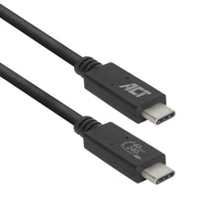 ACT USB 4 Kabel 0,8 m, USB 3.0, Thunderbolt 4 Kabel, PD 240W, USB C Monitor Kabel, 40Gbps Datasnelheid - AC7451