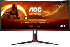 AOC G2 CU34G2XP/BK écran plat de PC 86,4 cm (34") 3440 x 1440 pixels