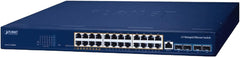 Planet GS-6311-24HP4X 24-Poorts Gigabit PoE+ Managed Switch met 4x 10G SFP+