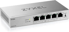 Zyxel GS1200-5HP v3 Gigabit PoE+ Switch - 5 Poorten (4x PoE+ 68W) Web-Managed