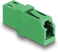 DeLOCK Glasvezel Koppeling LC Simplex naar LC Simplex APC - Groen
