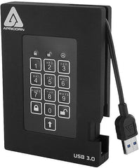 Apricorn Aegis Padlock Fortress 2 TB - Externe Harde Schijf met Pincode