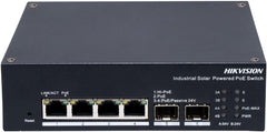 Hikvision DS-3T1506HP-EI-UPS Industriële 6-Poorts Gigabit PoE Switch (110W, 2x SFP)