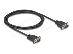 DeLOCK RS-232 Seriële Kabel - D-Sub 9 Mannelijk naar D-Sub 9 Mannelijk