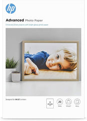 HP Advanced Glanzend Fotopapier - A3 - 250 g/m² - 20 Vellen (Q8697A)