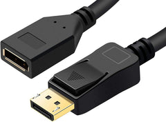 MicroConnect DisplayPort Verlengadapter / Extender Kabel - QHD - 3 Meter - Zwart