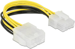 DeLOCK 85451 Interne Stroomkabel - 8-pin EPS Verlengkabel - 15 cm