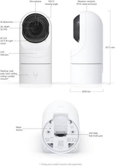 Ubiquiti UniFi G5 Flex - Telecamera di sorveglianza di rete - per interni, esterni - resistant all intemperie - a colori (giorno e notte)