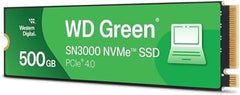 Western Digital Green SN3000 Interne SSD - 500GB - M.2 NVMe PCIe 4.0