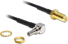 DeLOCK 88465 Antenne Adapterkabel - CRC-9 naar RP-SMA - 0,20 m