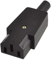 Microconnect C13PLUG IEC C13 Voedingsadapter - Recht - Zwart