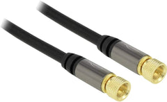 DeLOCK RG-6/U Coax SAT-Kabel - F-Stekker naar F-Stekker - 85 dB - 1m