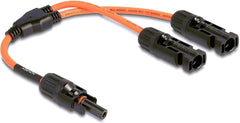DeLOCK DL4 Solar Splitter Cable 1 x female to 2 x male 30 cm red