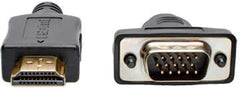 Tripp Lite P566-006-VGA Actieve HDMI-naar-VGA-kabeladapter en videoconverter, HDMI-naar-laag profiel HD15 (M/M), 1,80 m