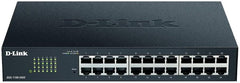 D-Link DGS-1100 Series 24-Port Gigabit Smart Managed Switch met VLAN support, layer 2 features, QoS, 802.3az EEE, Fanless - Alleen EU-netsnoer