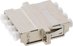 DeLOCK LC Quad Glasvezel Koppeling - LC Quad Female naar Female - Singlemode Metaal