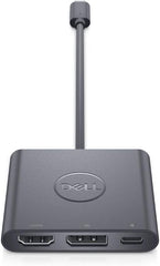 Dell USB-C-naar-HDMI/DP-adapter met stroomdoorvoer
