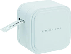 Brother P-touch CUBE Pro PT-P910BT Complete en compacte label- en lintprinter met USB-opladen en Bluetooth-connectiviteit, automatische volledige of gedeeltelijke snijmachine tot 36 mm.