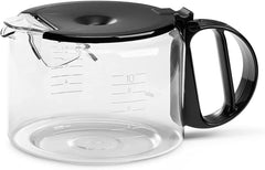 Braun Household Koffiepot BRSC010, glazen karaf met inklapbaar kunststof deksel, accessoires voor Braun Household Aromaster koffiezetapparaat, voor maximaal 10 kopjes, vaatwasmachinebestendig, zwart