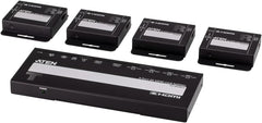 ATEN VS1824KIT 4-Poorts 4K HDMI Cat6 Splitter Kit met 4 Ontvangers