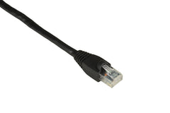 CAT6 550-MHz Ethernet-patchkabel met vergrendelingsbeveiliging - niet afgeschermd (UTP), CM PVC (RJ45 M/M), zwart, 0,9 m