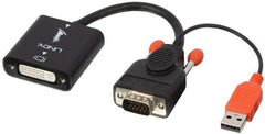 LINDY VGA naar DVI-D Converter Adapter met USB-Voeding - Full HD 1080p