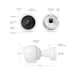 Ubiquiti Next-gen indoor/outdoor 2K HD PoE Camera, UVC-G5-BULLET-3