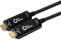 MicroConnect USB-C naar USB-C Optische Videokabel - 10 Meter (4K 60Hz)