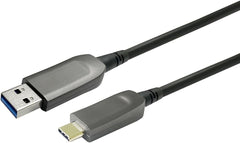 VivoLink PROUSBCAMF10 USB-A naar USB-C Optische Kabel - 30 Meter