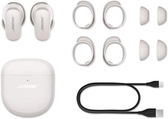 Bose QuietComfort Noise Cancelling Earbuds II – Volledig draadloze oortelefoon met gepersonaliseerde noise cancelling en geluidsinstellingen, Wit