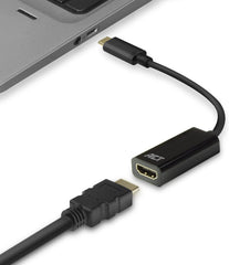 ACT USBC naar HDMI-adapter, 4K @ 30Hz USB C-converter, sluit extra monitor aan op laptop, USB-C HDMI-kabellengte 0,15m - AC7305
