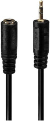 Lindy 35698 Audio Adapterkabel - 2.5 mm Jack naar 3.5 mm Jack - 20 cm