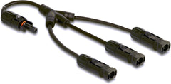 DeLOCK DL4 Solar Splitter Cable 1 x female to 3 x male 35 cm black