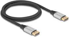 DeLOCK 80633 DisplayPort Kabel - 1 meter - Zwart en Zilver